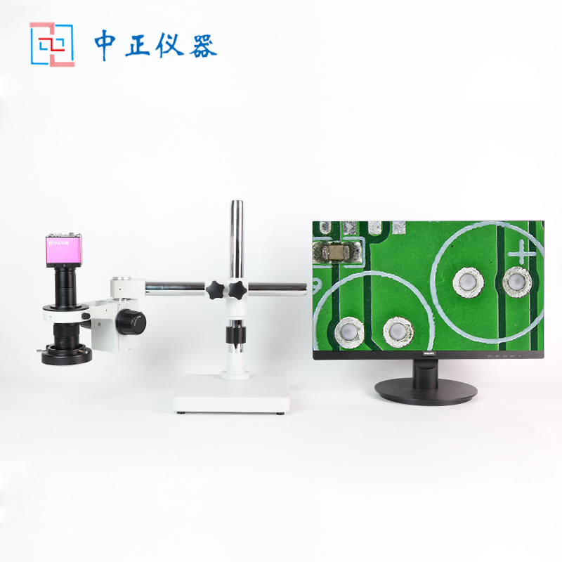 ZZS-3000HCW带万向支架高清CCD测量显微镜.jpg